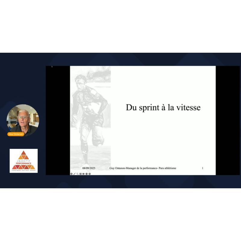 Du sprint à la vitesse avec Guy Ontanon