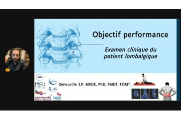 Examen clinique du patient lombalgique avec Jean-Philippe Deneuville