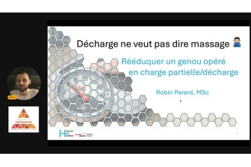 Rééduquer un genou opéré en charge partielle / décharge avec Robin Perard