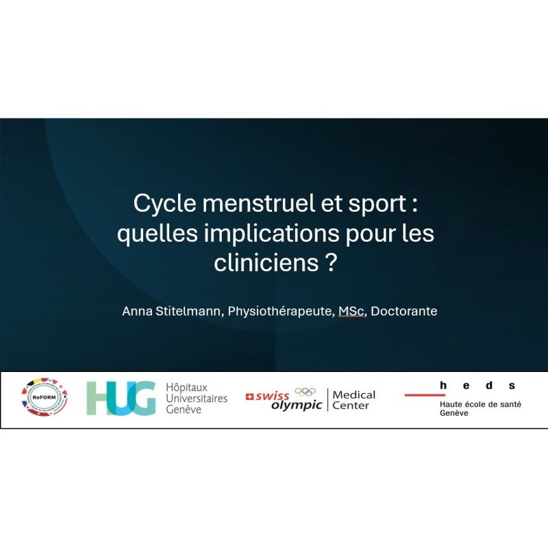 Cycle menstruels et sport : quelles implications pour les cliniciens ? avec Anna Stitelmann