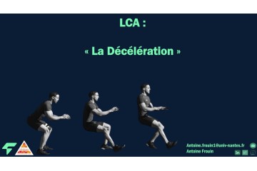 Retour à la décélération post rupture LCA avec Antoine Frouin
